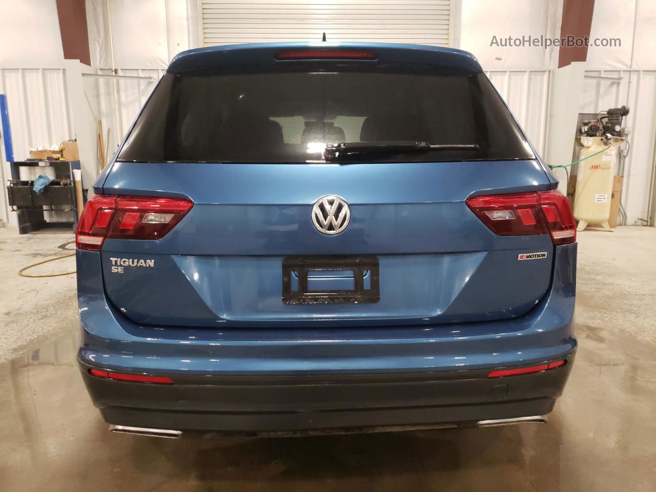 2019 Volkswagen Tiguan Se Blue vin: 3VV2B7AX7KM010789