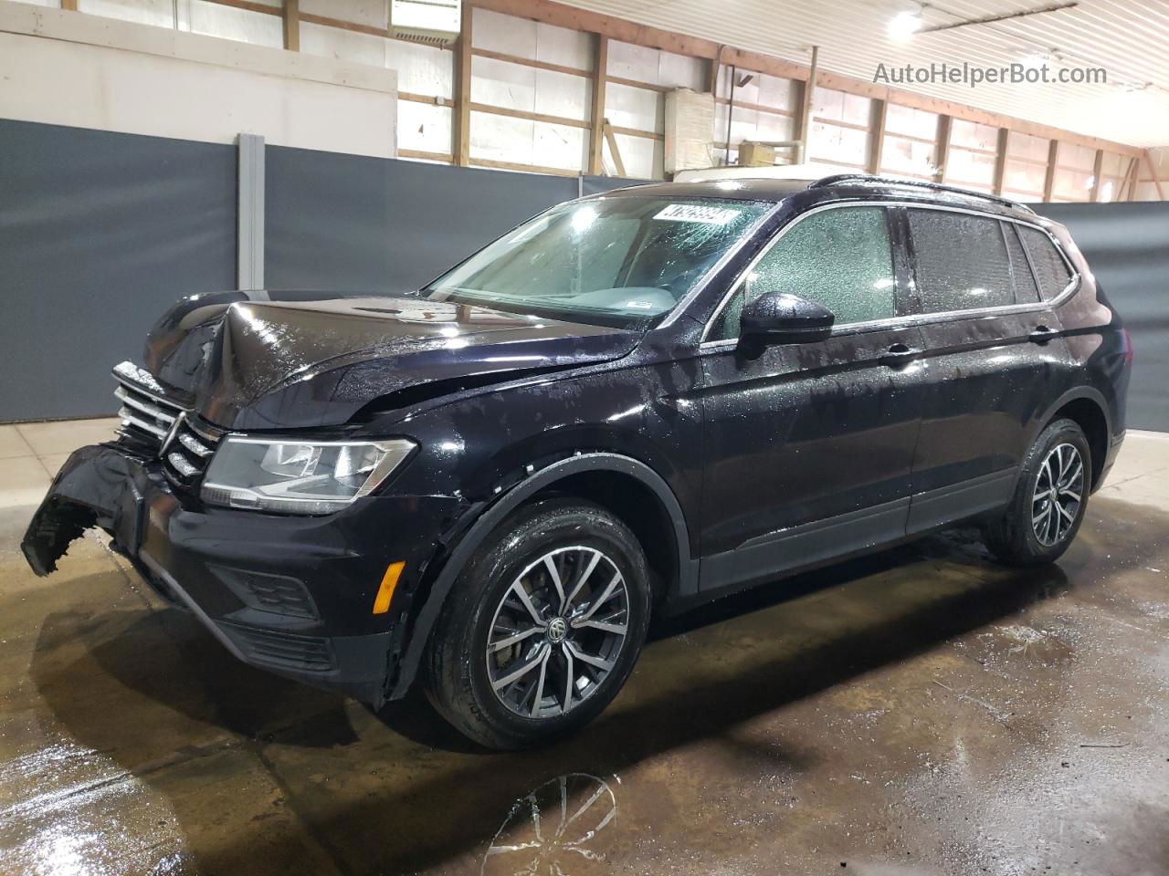 2019 Volkswagen Tiguan Se Black vin: 3VV2B7AX7KM150471