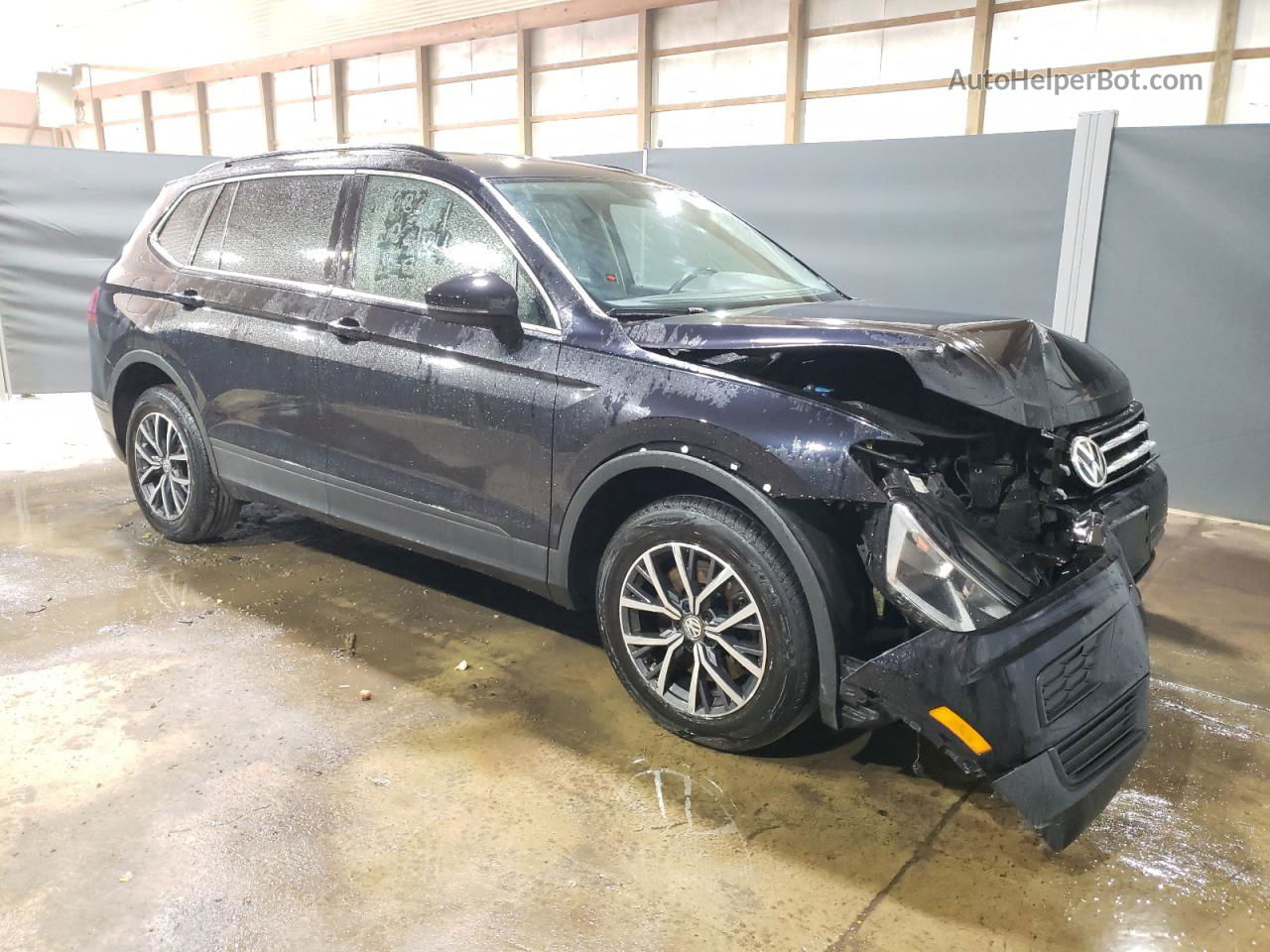 2019 Volkswagen Tiguan Se Black vin: 3VV2B7AX7KM150471