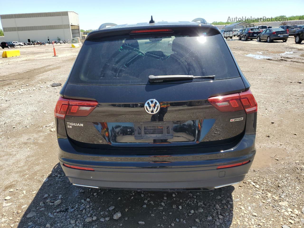 2019 Volkswagen Tiguan Se Black vin: 3VV2B7AX7KM193420