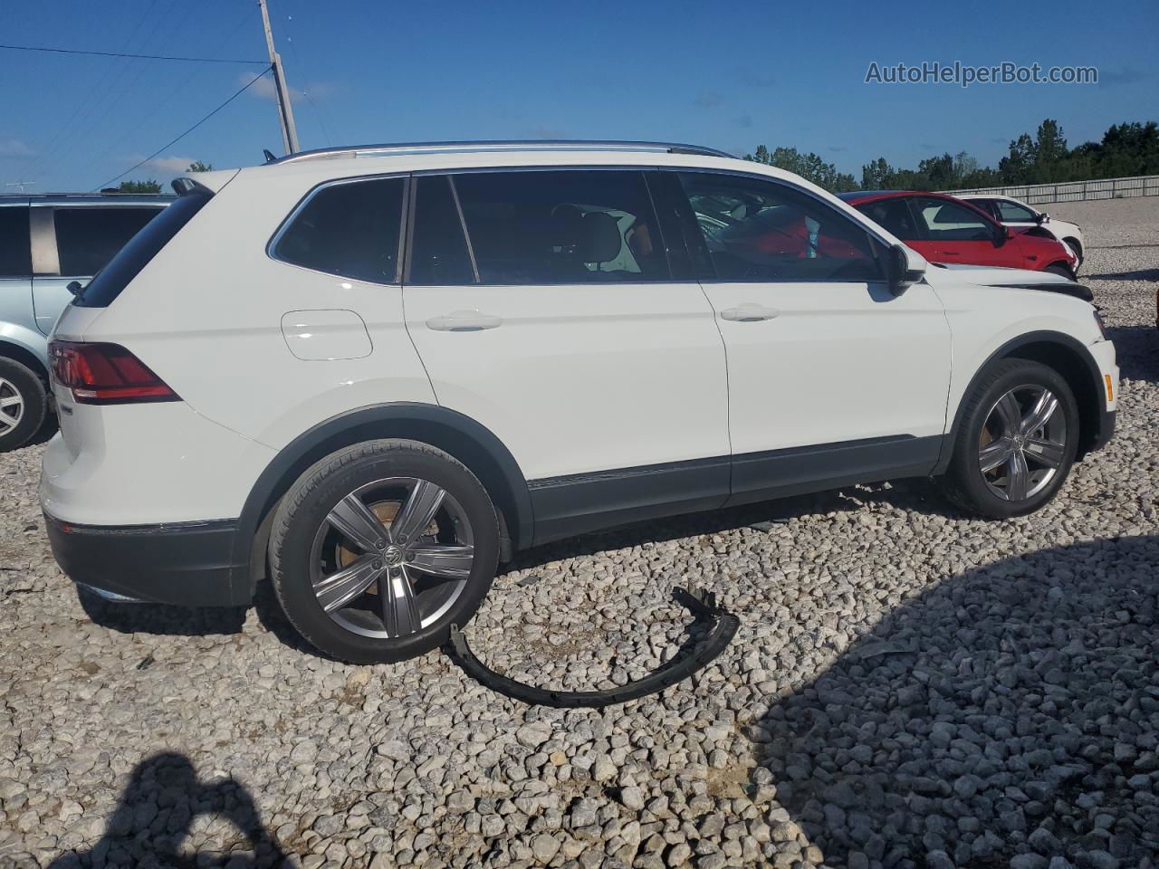 2021 Volkswagen Tiguan Se Белый vin: 3VV2B7AX7MM019902