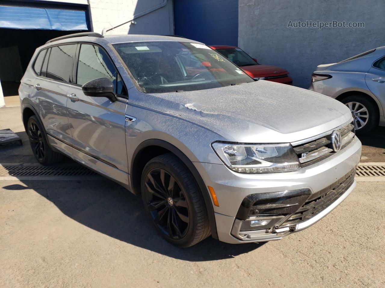 2021 Volkswagen Tiguan Se Silver vin: 3VV2B7AX7MM046839