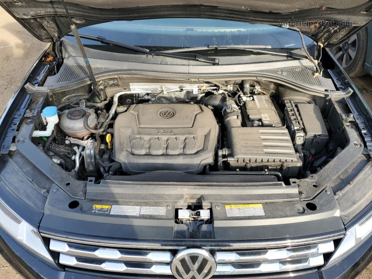 2021 Volkswagen Tiguan Se Черный vin: 3VV2B7AX7MM067254