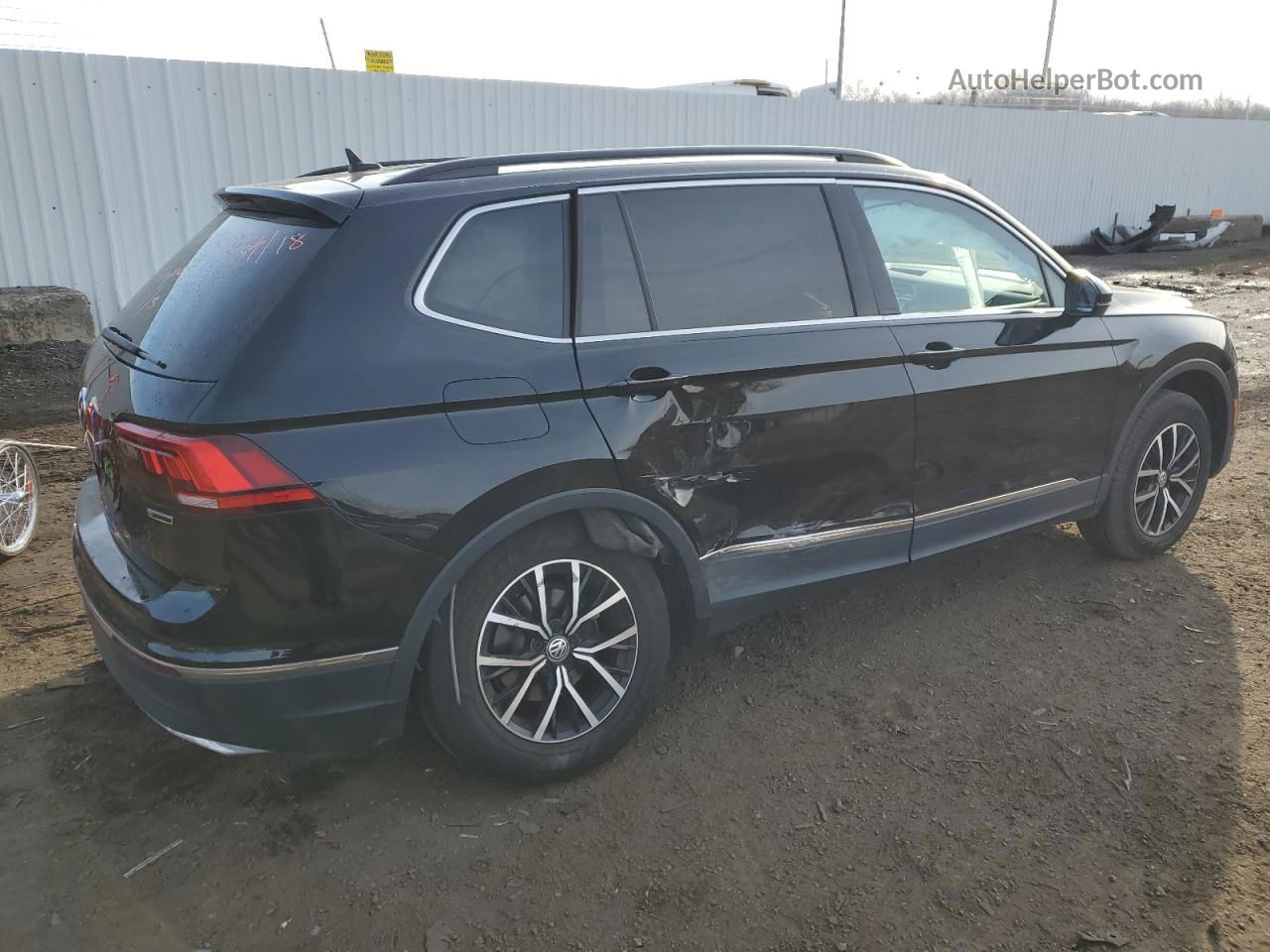 2021 Volkswagen Tiguan Se Black vin: 3VV2B7AX7MM067254