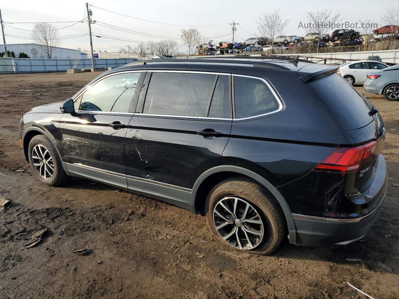 2021 Volkswagen Tiguan Se Black vin: 3VV2B7AX7MM067254