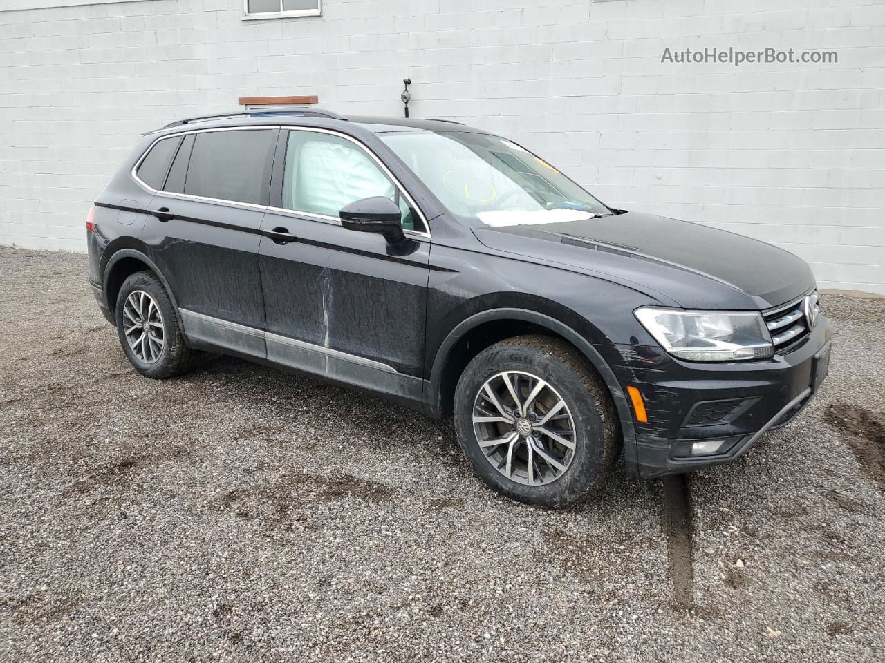 2021 Volkswagen Tiguan Se Черный vin: 3VV2B7AX7MM149405