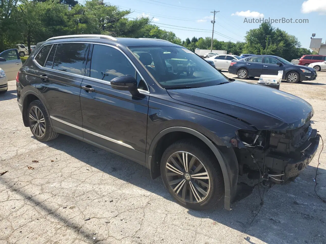 2018 Volkswagen Tiguan Se Black vin: 3VV2B7AX8JM032914