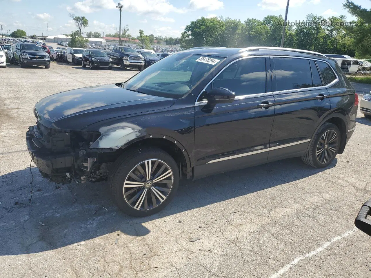 2018 Volkswagen Tiguan Se Black vin: 3VV2B7AX8JM032914