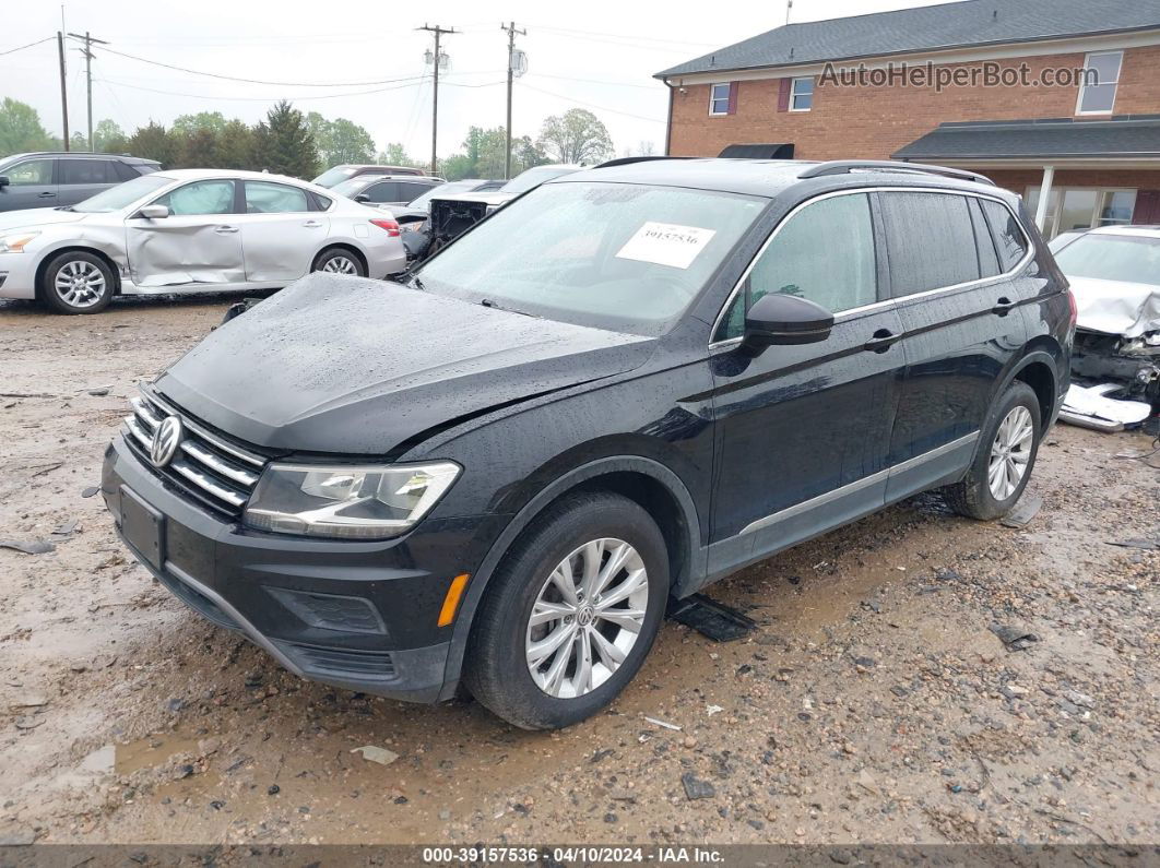 2018 Volkswagen Tiguan 2.0t Se/2.0t Sel Черный vin: 3VV2B7AX8JM178603