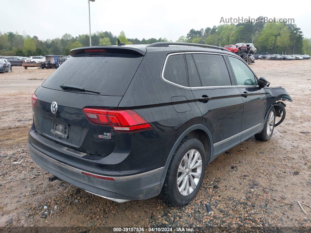 2018 Volkswagen Tiguan 2.0t Se/2.0t Sel Черный vin: 3VV2B7AX8JM178603