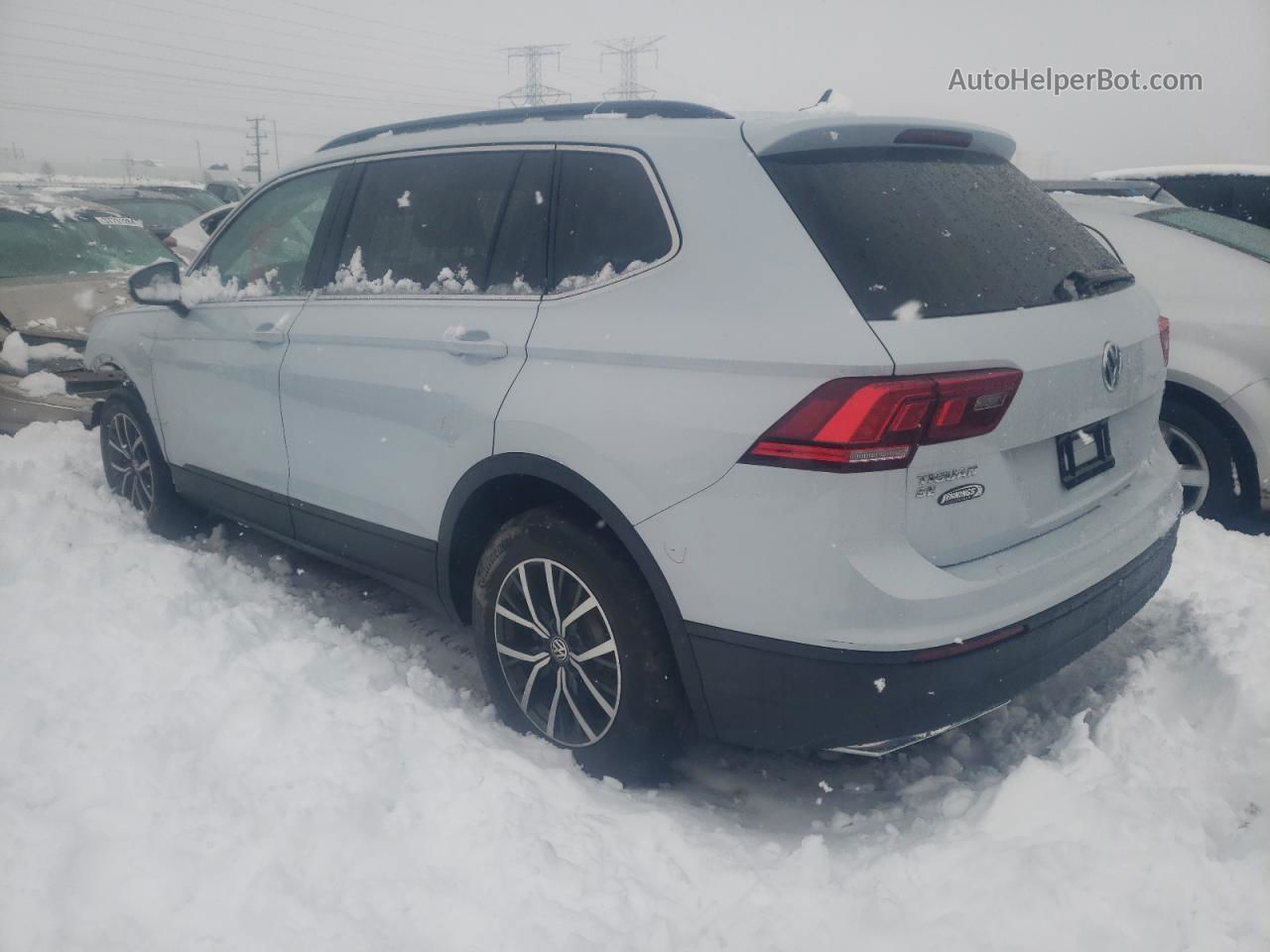 2019 Volkswagen Tiguan Se Gray vin: 3VV2B7AX8KM009778