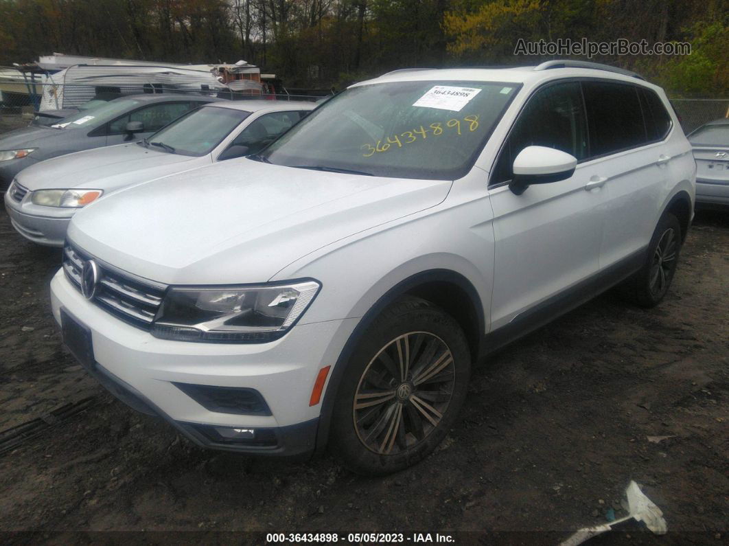 2019 Volkswagen Tiguan Se/sel/sel R-line White vin: 3VV2B7AX8KM036351