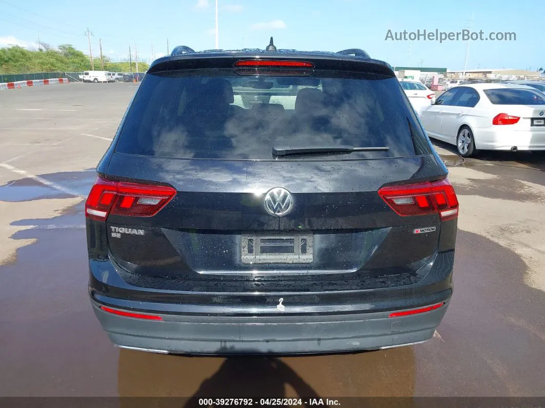 2019 Volkswagen Tiguan 2.0t Se/2.0t Sel/2.0t Sel R-line/2.0t Sel R-line Black Black vin: 3VV2B7AX8KM045681