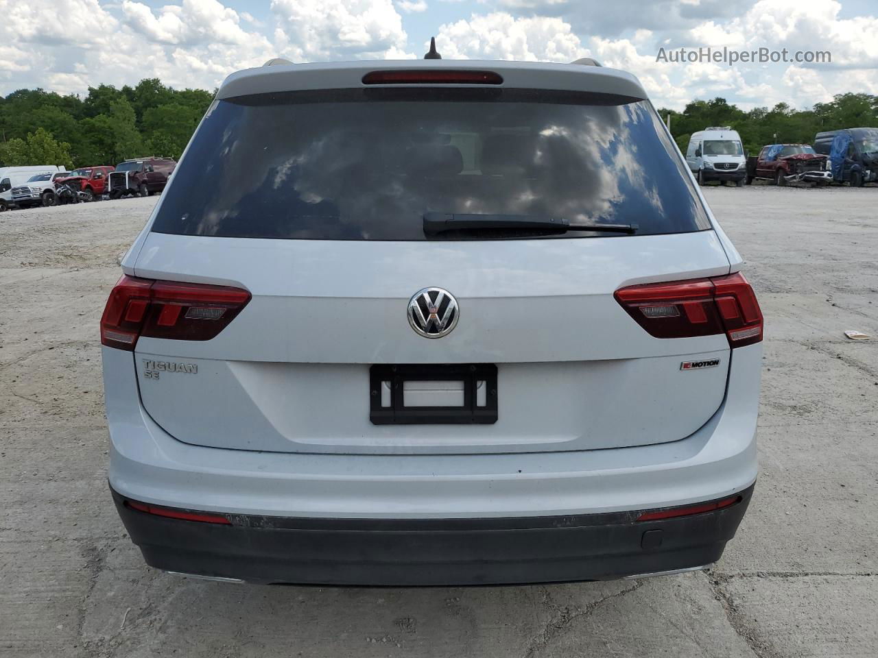 2019 Volkswagen Tiguan Se Gray vin: 3VV2B7AX8KM068863