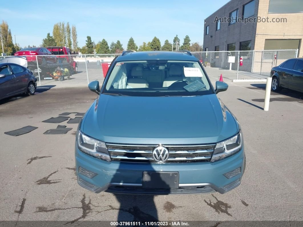 2019 Volkswagen Tiguan 2.0t Sel/2.0t Sel R-line/2.0t Sel R-line Black/2.0t Se Бирюзовый vin: 3VV2B7AX8KM079264