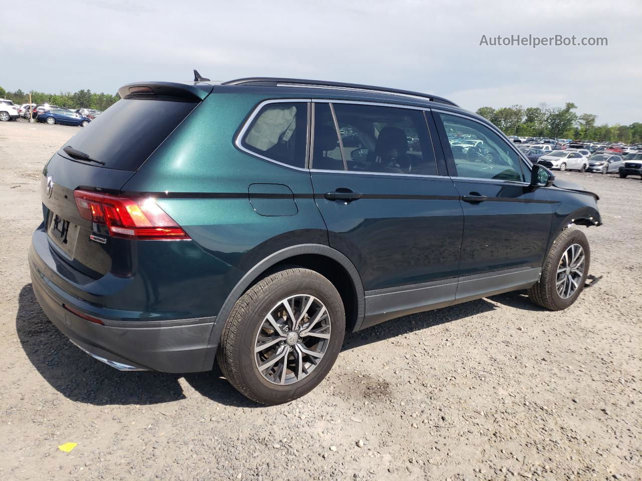 2019 Volkswagen Tiguan Se Green vin: 3VV2B7AX8KM121688