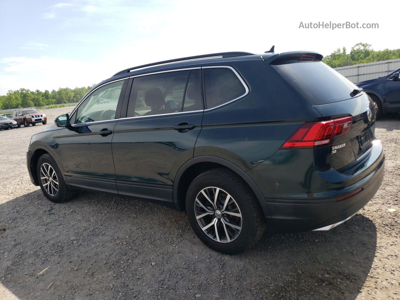 2019 Volkswagen Tiguan Se Green vin: 3VV2B7AX8KM121688