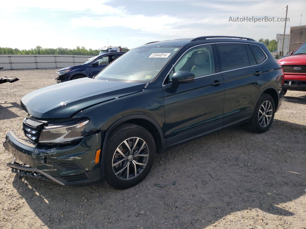 2019 Volkswagen Tiguan Se Green vin: 3VV2B7AX8KM121688