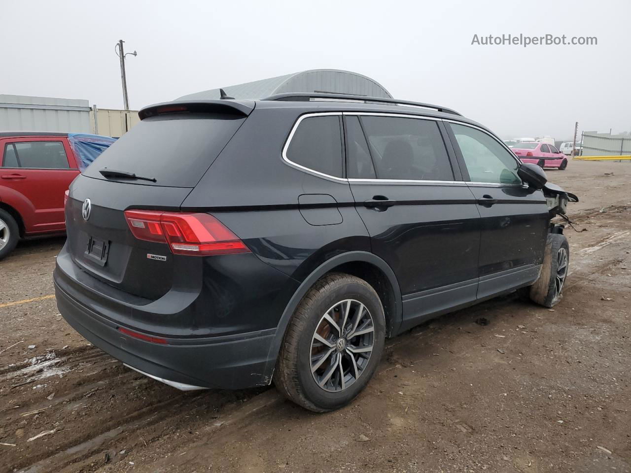 2019 Volkswagen Tiguan Se Black vin: 3VV2B7AX8KM185522