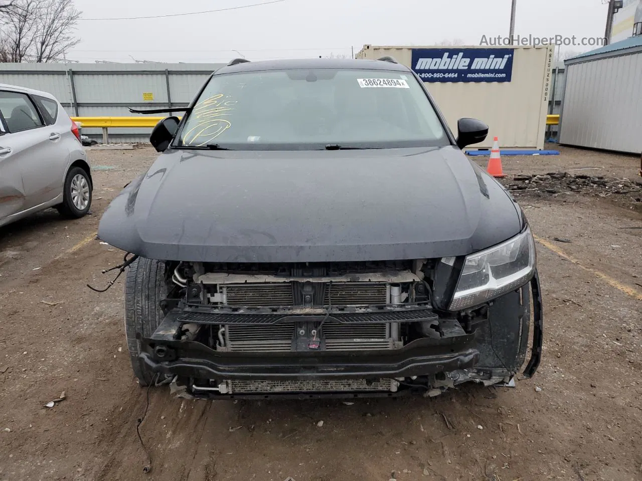 2019 Volkswagen Tiguan Se Black vin: 3VV2B7AX8KM185522