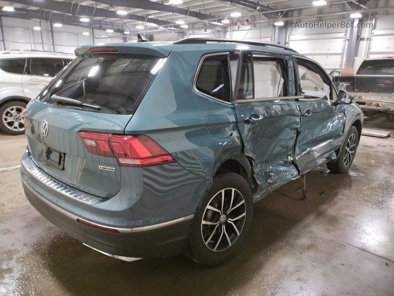 2021 Volkswagen Tiguan Se Teal vin: 3VV2B7AX8MM094687