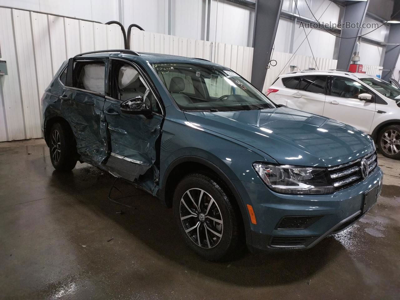 2021 Volkswagen Tiguan Se Teal vin: 3VV2B7AX8MM094687