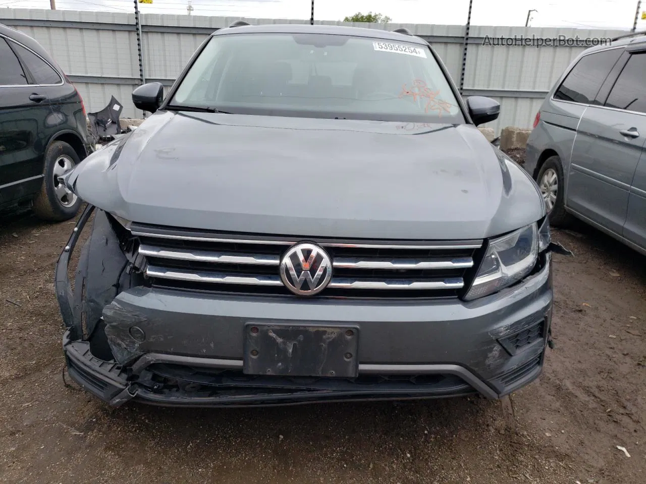 2021 Volkswagen Tiguan Se Серый vin: 3VV2B7AX8MM094933