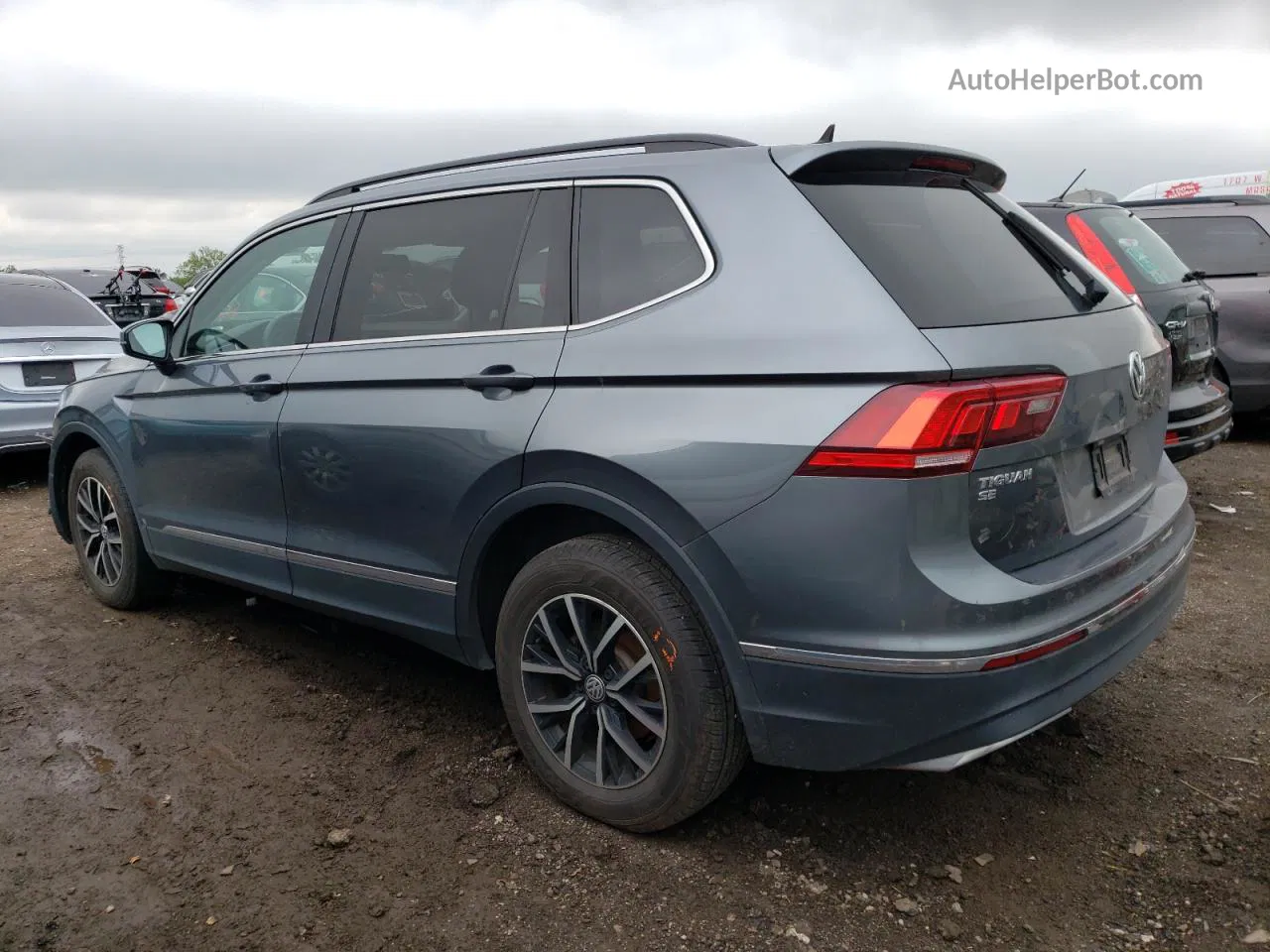 2021 Volkswagen Tiguan Se Серый vin: 3VV2B7AX8MM094933