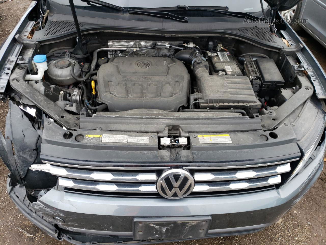 2021 Volkswagen Tiguan Se Серый vin: 3VV2B7AX8MM094933