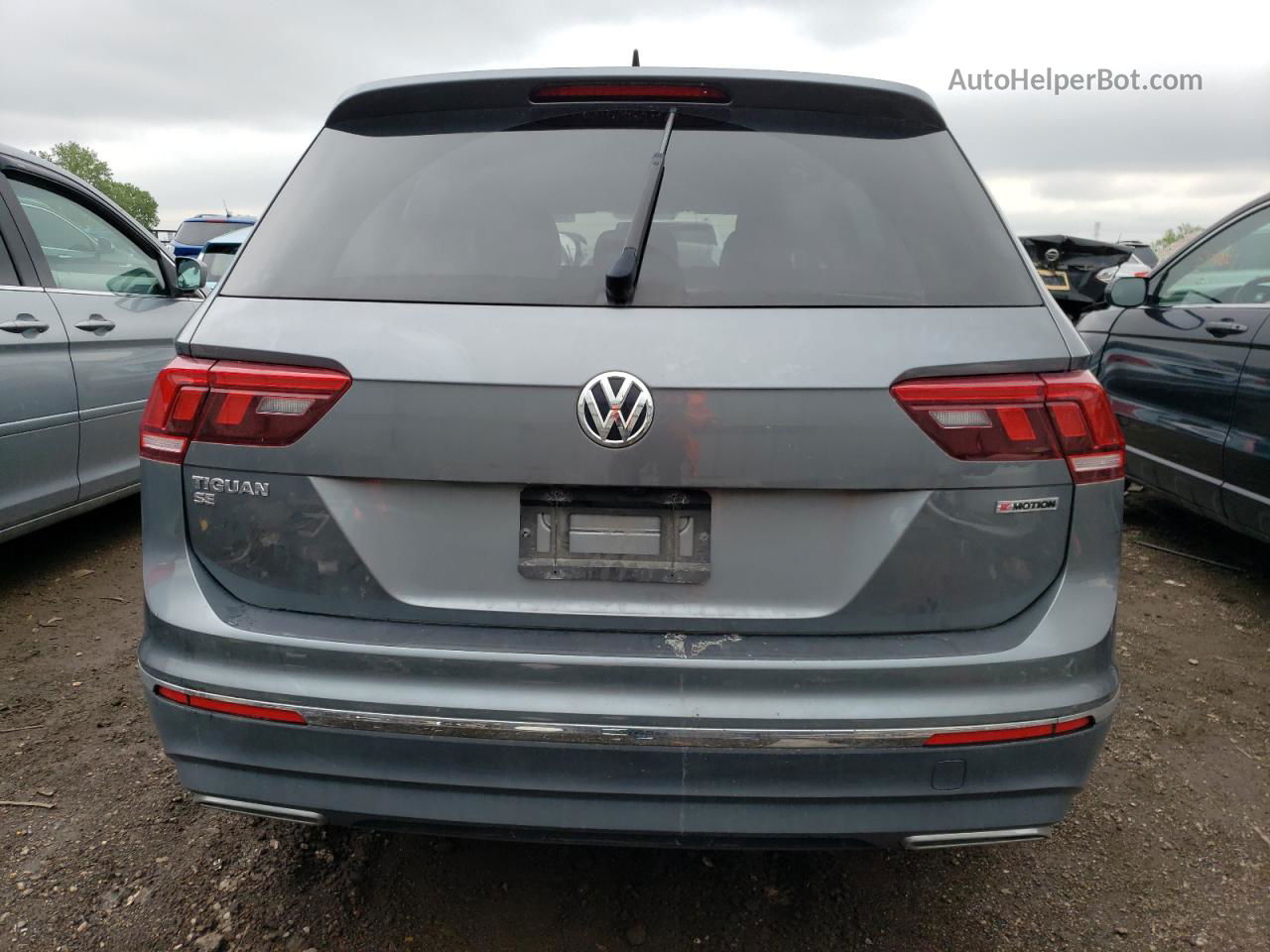 2021 Volkswagen Tiguan Se Серый vin: 3VV2B7AX8MM094933