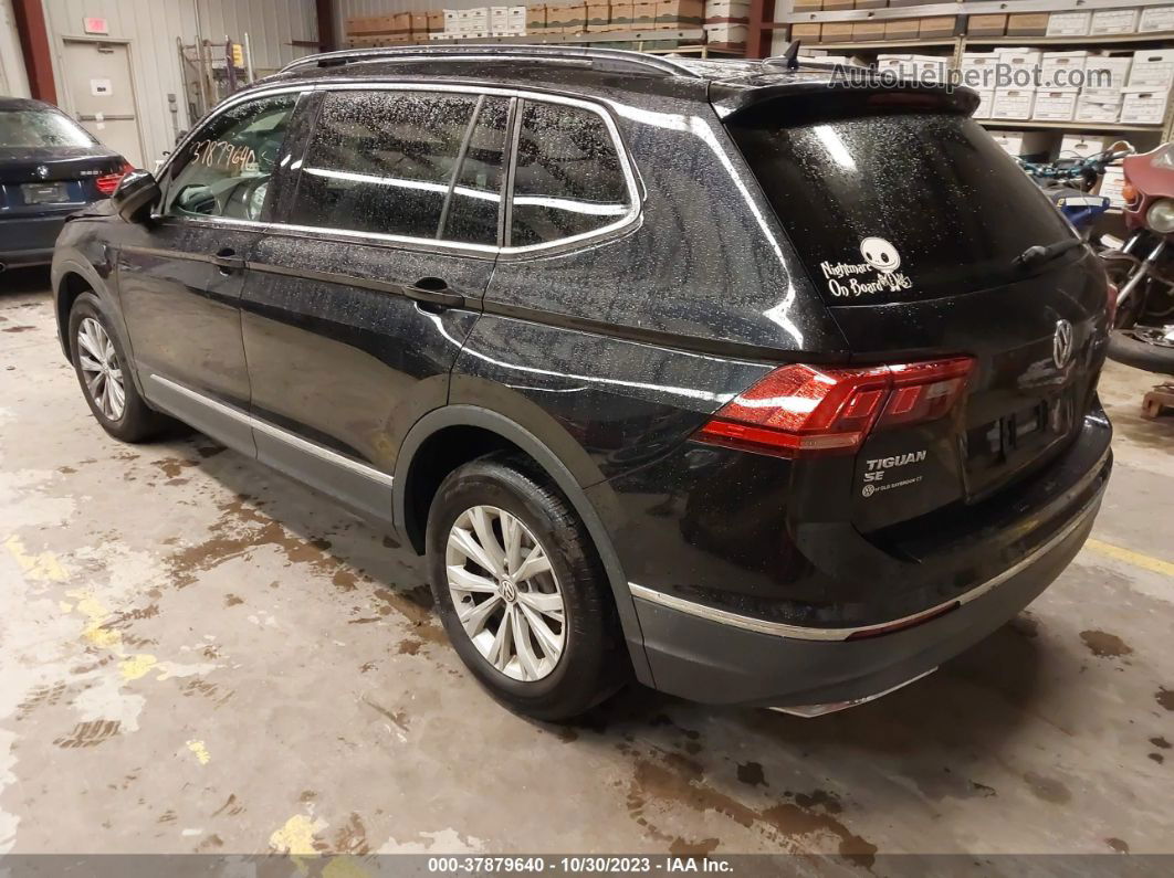 2018 Volkswagen Tiguan Sel/se Black vin: 3VV2B7AX9JM022425