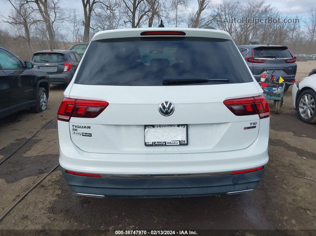 2018 Volkswagen Tiguan 2.0t Se/2.0t Sel Белый vin: 3VV2B7AX9JM220373