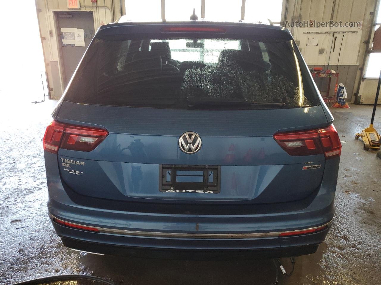 2019 Volkswagen Tiguan Se Blue vin: 3VV2B7AX9KM017369