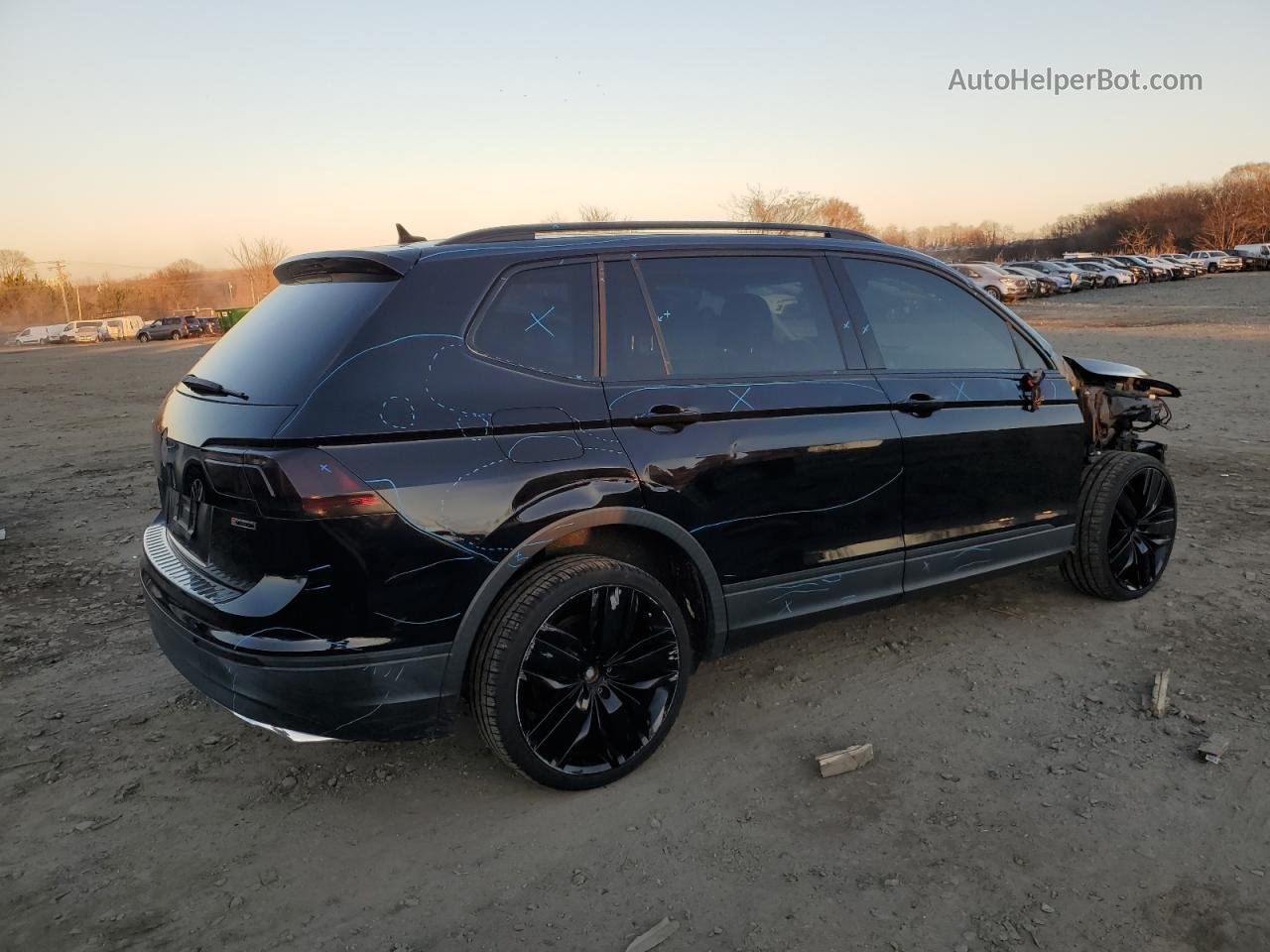 2019 Volkswagen Tiguan Se Black vin: 3VV2B7AX9KM028565