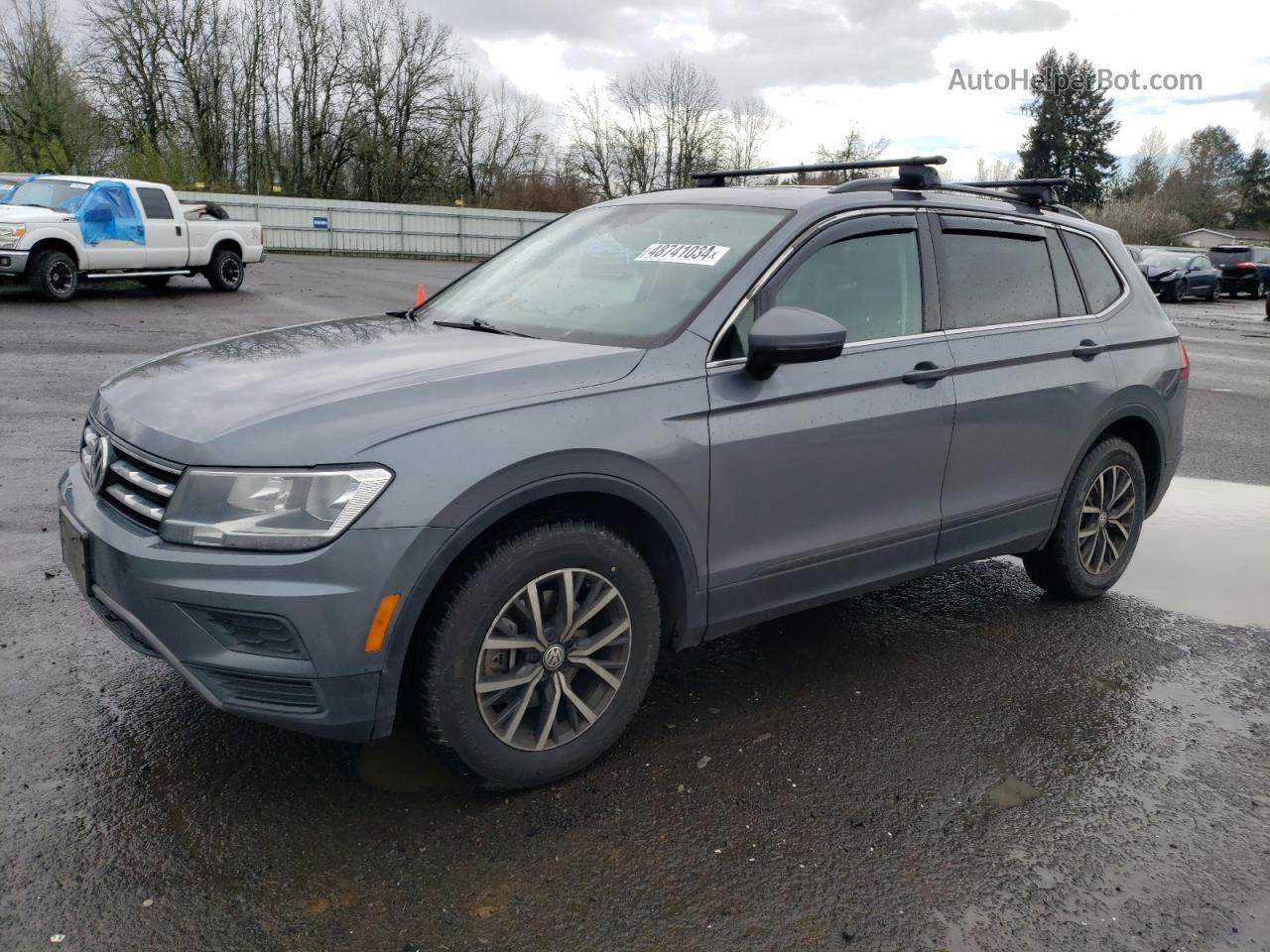 2019 Volkswagen Tiguan Se Blue vin: 3VV2B7AX9KM050405