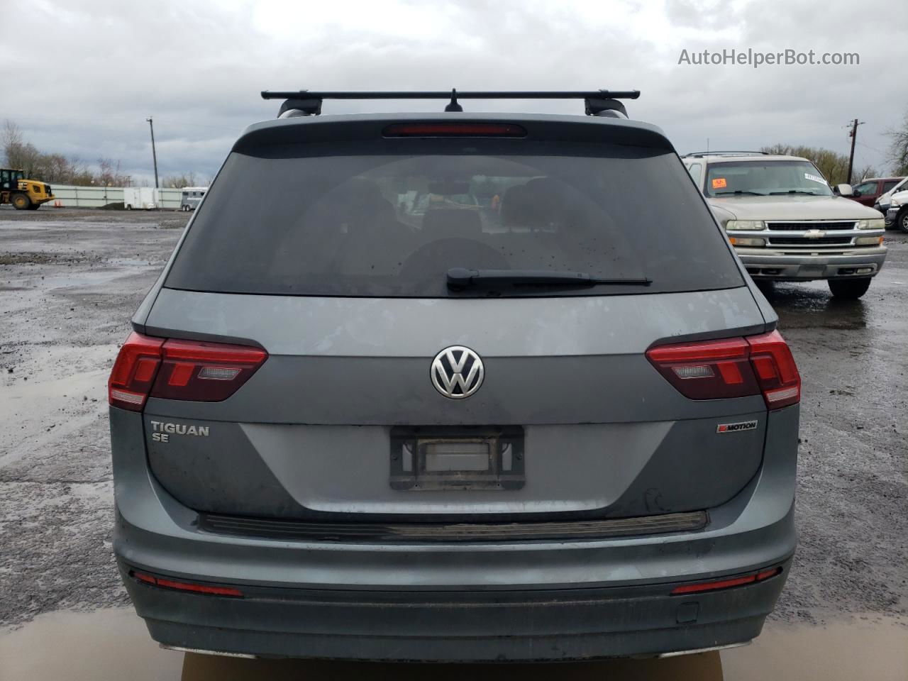 2019 Volkswagen Tiguan Se Синий vin: 3VV2B7AX9KM050405