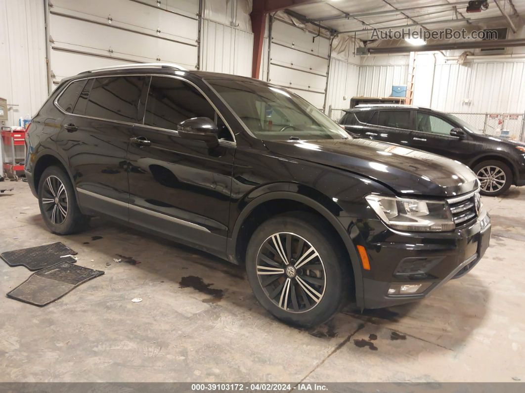 2019 Volkswagen Tiguan   Black vin: 3VV2B7AX9KM059881