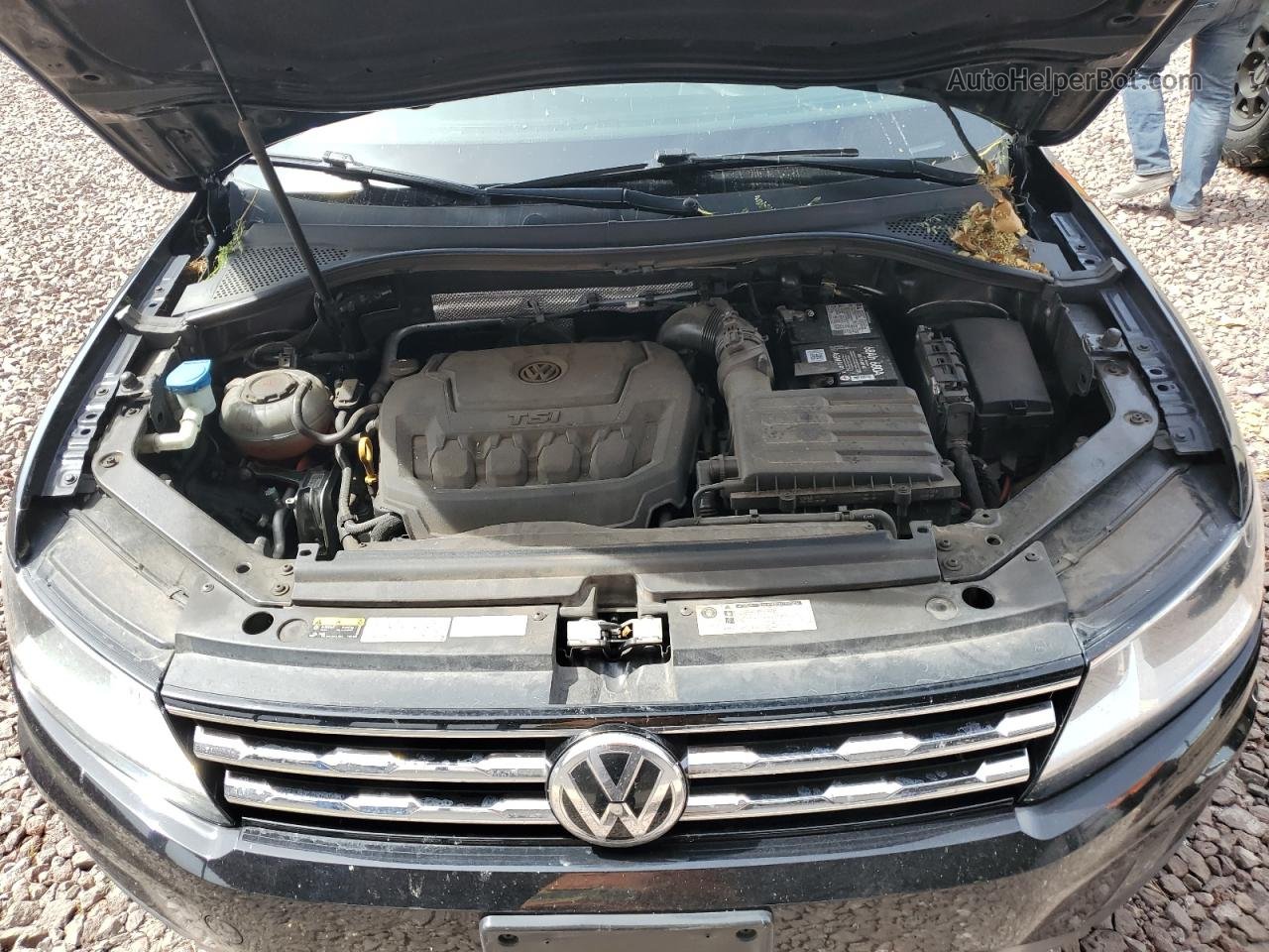 2019 Volkswagen Tiguan Se Black vin: 3VV2B7AX9KM066829