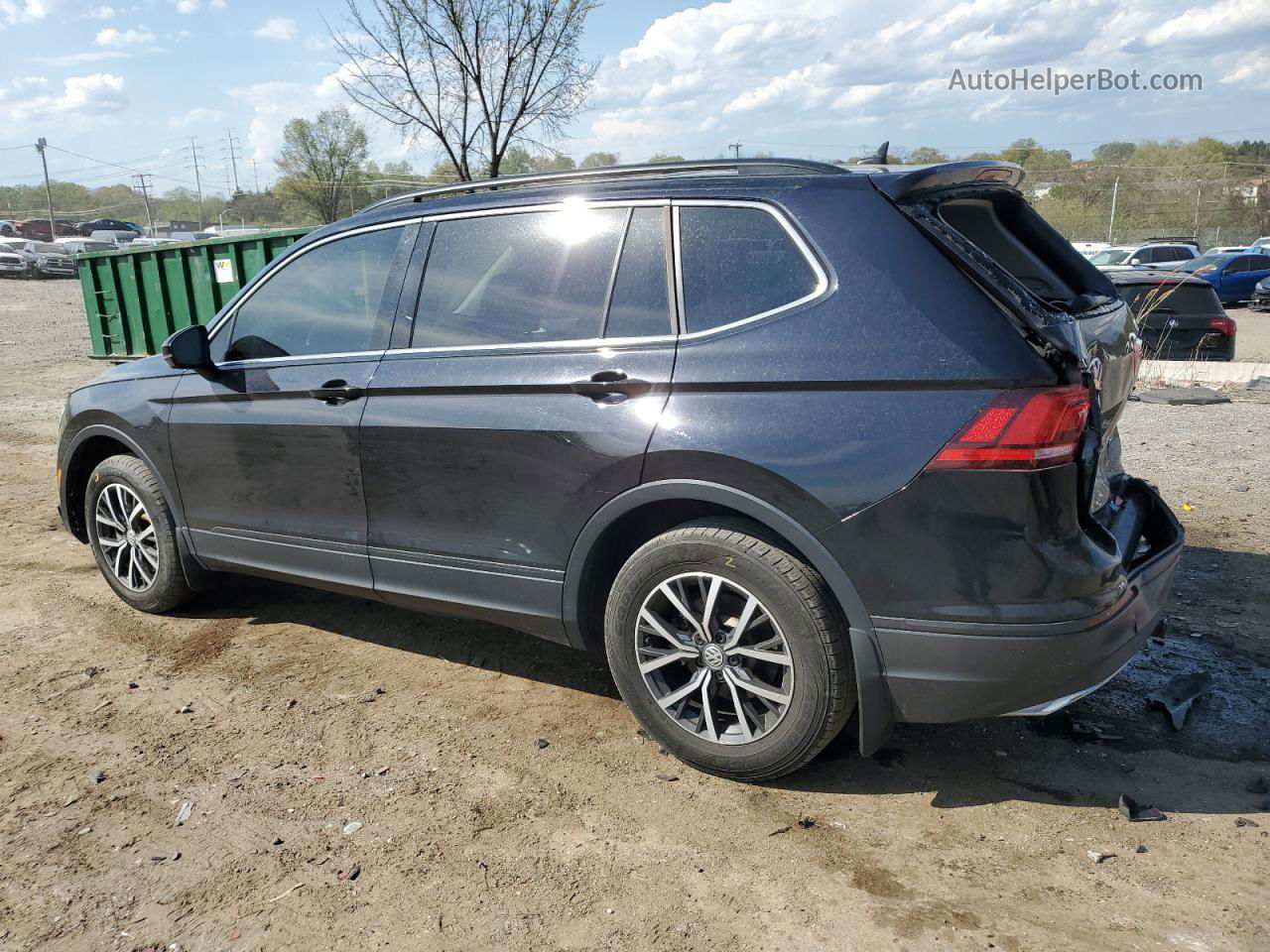 2019 Volkswagen Tiguan Se Black vin: 3VV2B7AX9KM109971