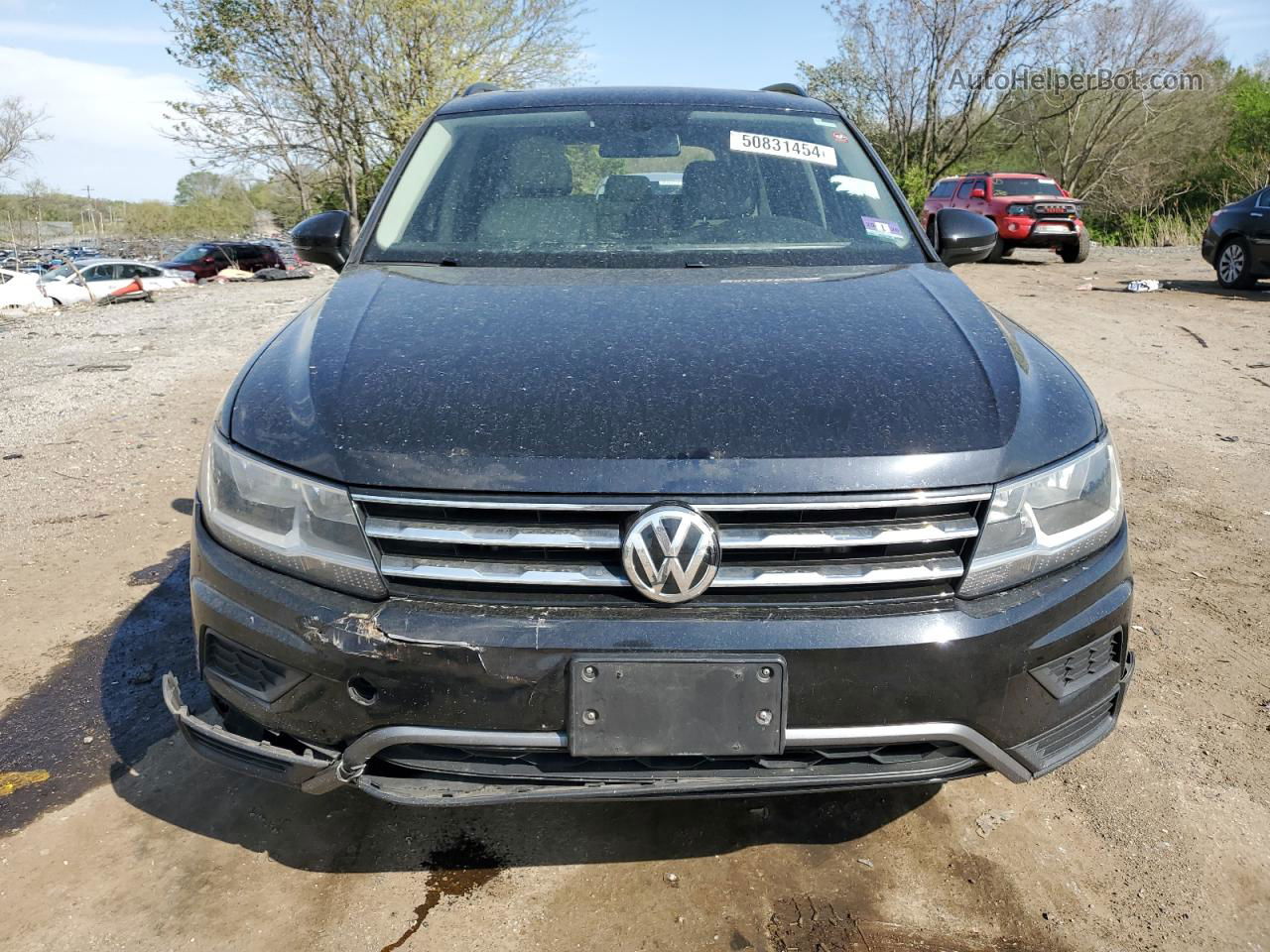 2019 Volkswagen Tiguan Se Black vin: 3VV2B7AX9KM109971