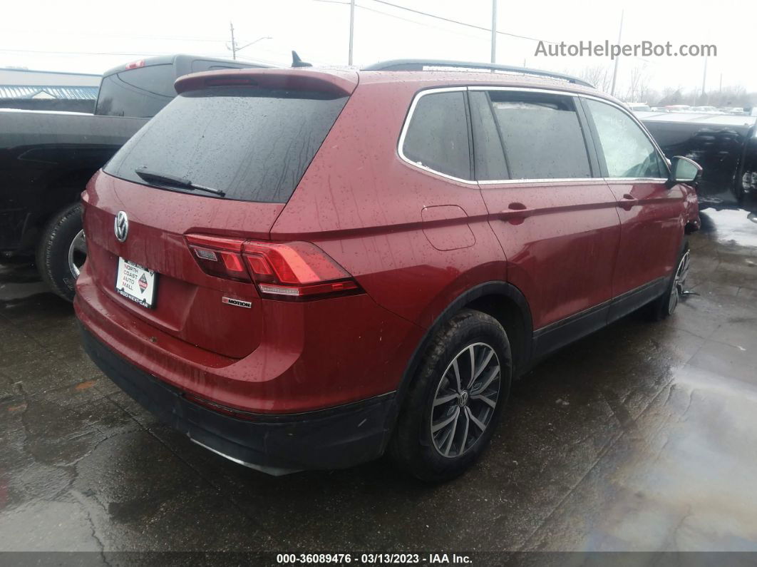 2019 Volkswagen Tiguan Se/sel/sel R-line Red vin: 3VV2B7AX9KM139018