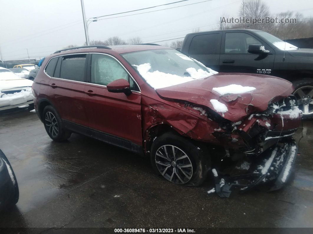 2019 Volkswagen Tiguan Se/sel/sel R-line Red vin: 3VV2B7AX9KM139018