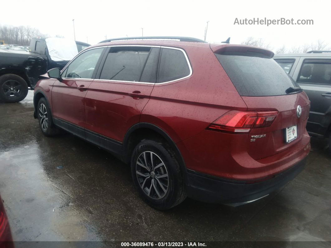 2019 Volkswagen Tiguan Se/sel/sel R-line Red vin: 3VV2B7AX9KM139018