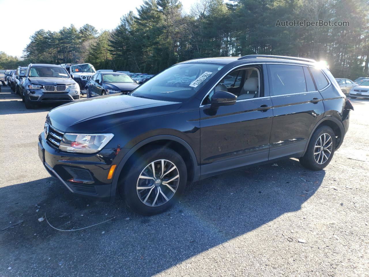 2019 Volkswagen Tiguan Se Black vin: 3VV2B7AX9KM172424