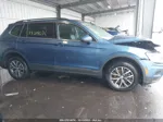 2019 Volkswagen Tiguan Se/sel/sel R-line Синий vin: 3VV2B7AX9KM178840