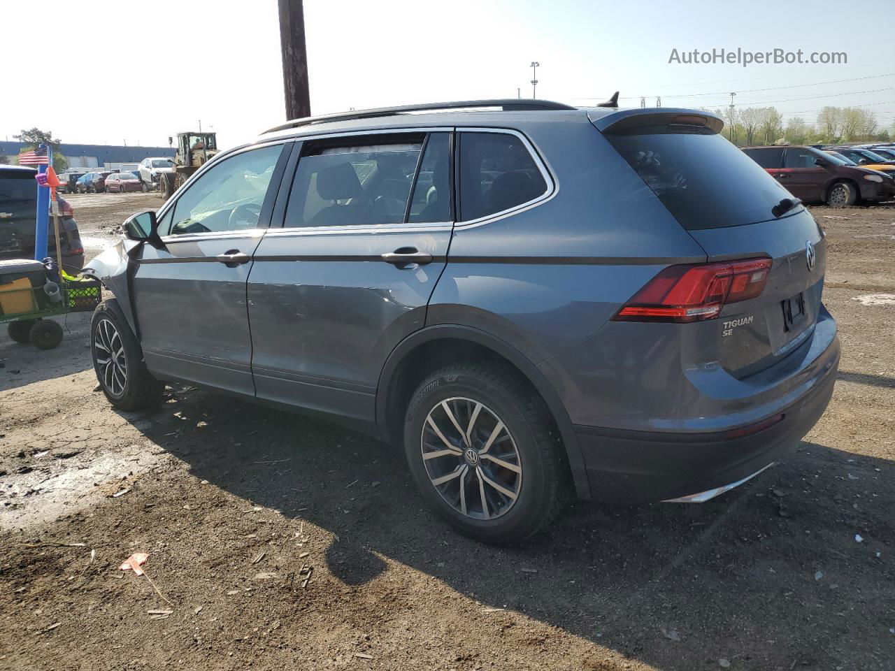 2019 Volkswagen Tiguan Se Серый vin: 3VV2B7AX9KM194231