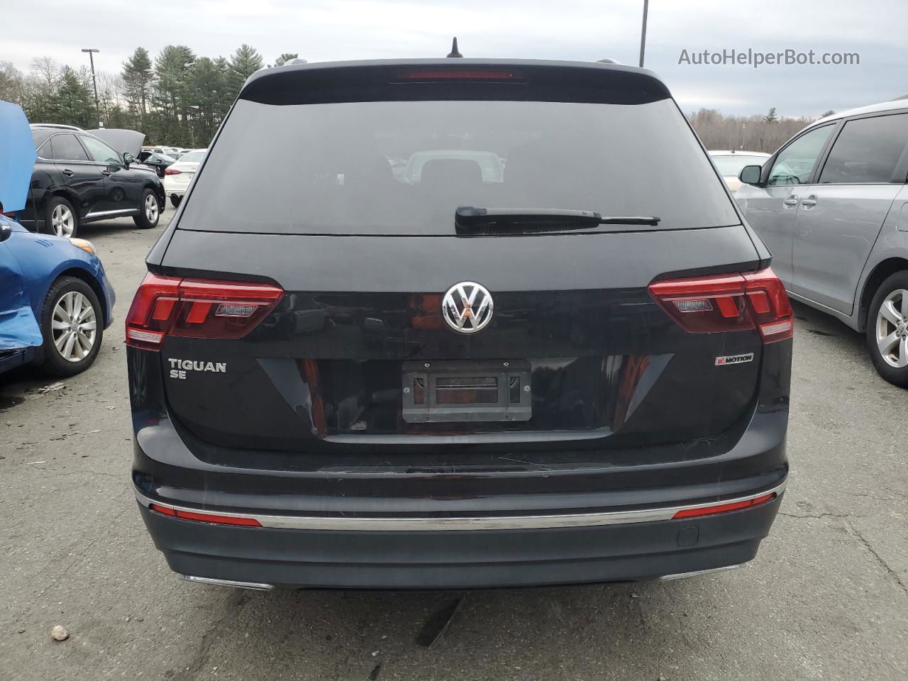 2021 Volkswagen Tiguan Se Black vin: 3VV2B7AX9MM038466