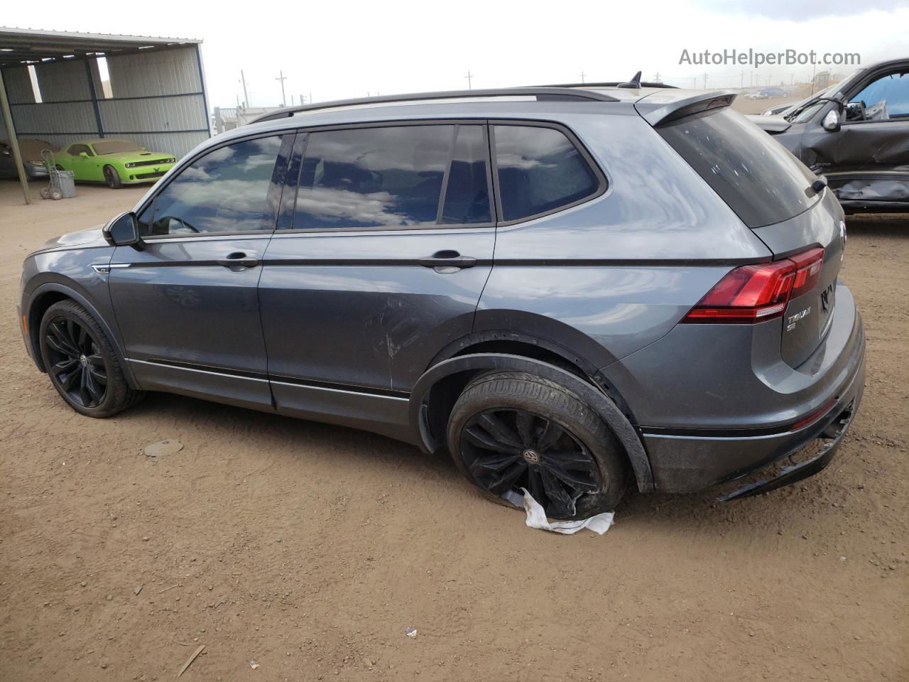 2021 Volkswagen Tiguan Se Gray vin: 3VV2B7AX9MM049175