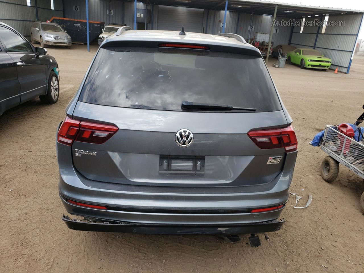 2021 Volkswagen Tiguan Se Gray vin: 3VV2B7AX9MM049175