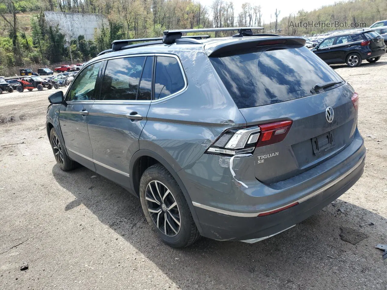 2021 Volkswagen Tiguan Se Gray vin: 3VV2B7AX9MM131181